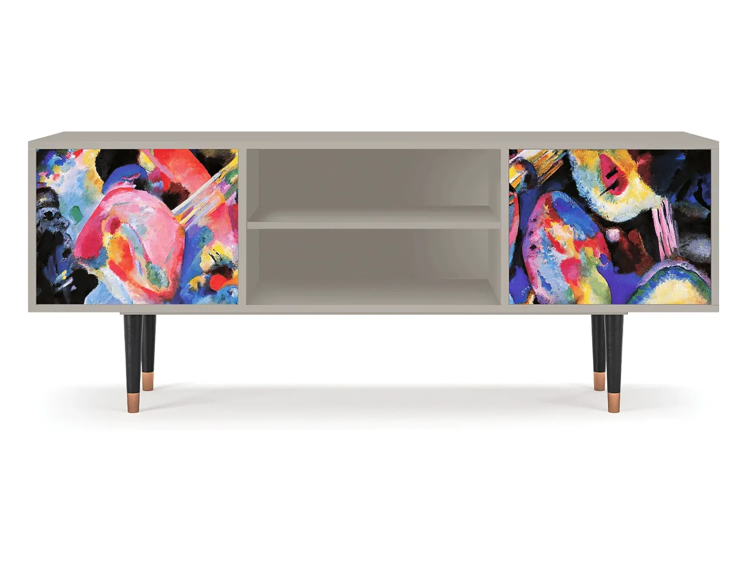 Móvel De Tv* Mueble de TV - 170х69х48 cm - T2 - Kandinsky, Areia Bege