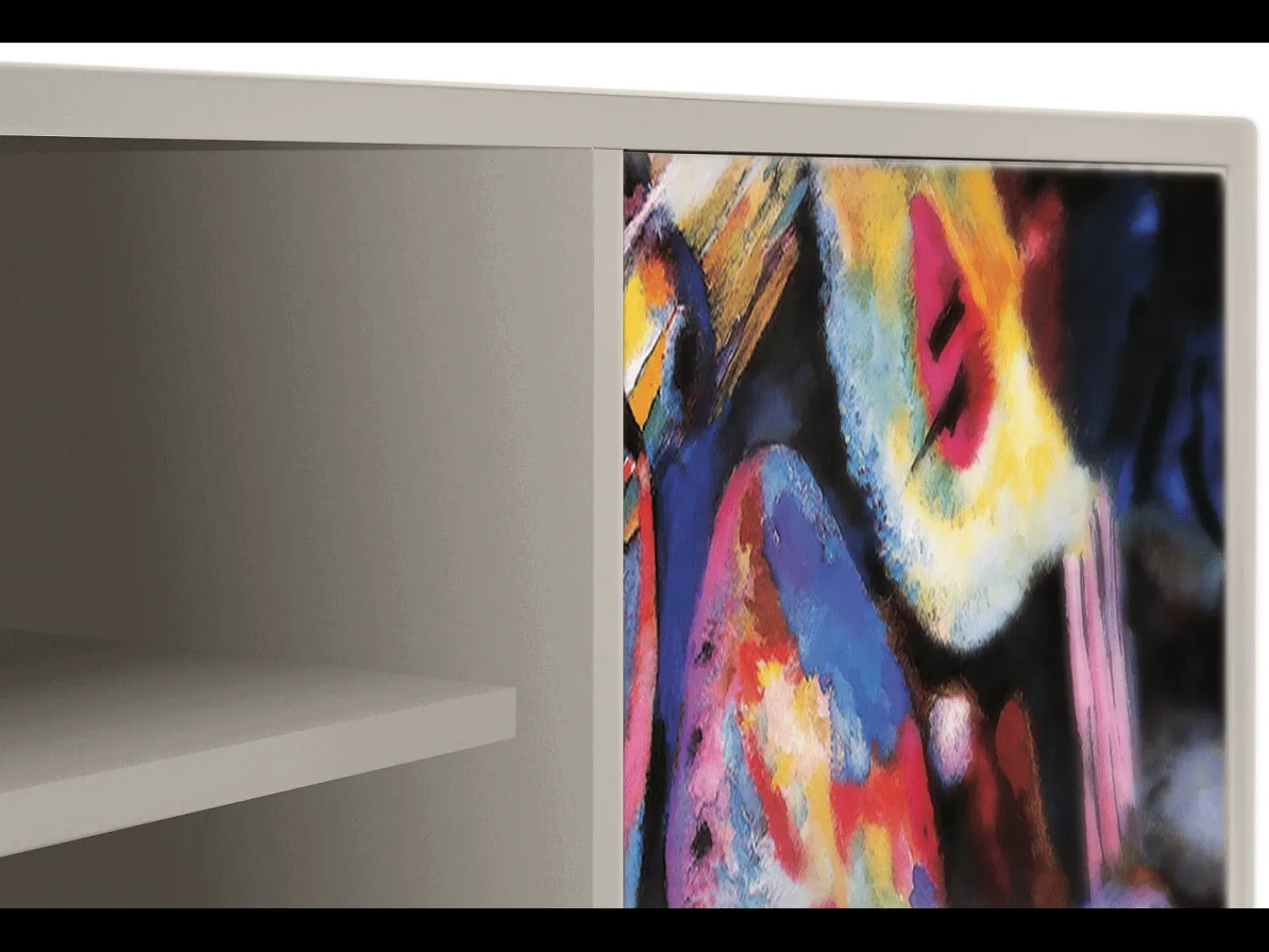 Móvel De Tv* Mueble de TV - 170х69х48 cm - T2 - Kandinsky, Areia Bege