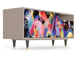 Móvel De Tv| Mueble de TV - 125х56х41 cm - T7 - Kandinsky, Latte Bege