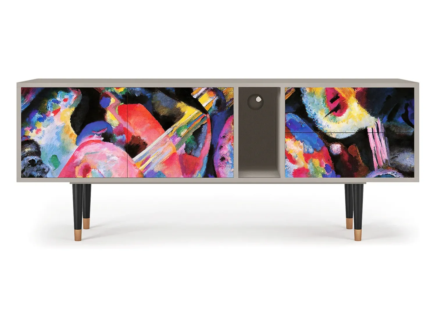 Móvel De Tv* Mueble de TV - 170х69х48 cm - T1 - Kandinsky, Areia Bege