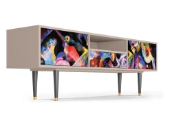 Móvel De Tv* Mueble de TV - 170х59х41 cm - T6 - Kandinsky, Latte Bege