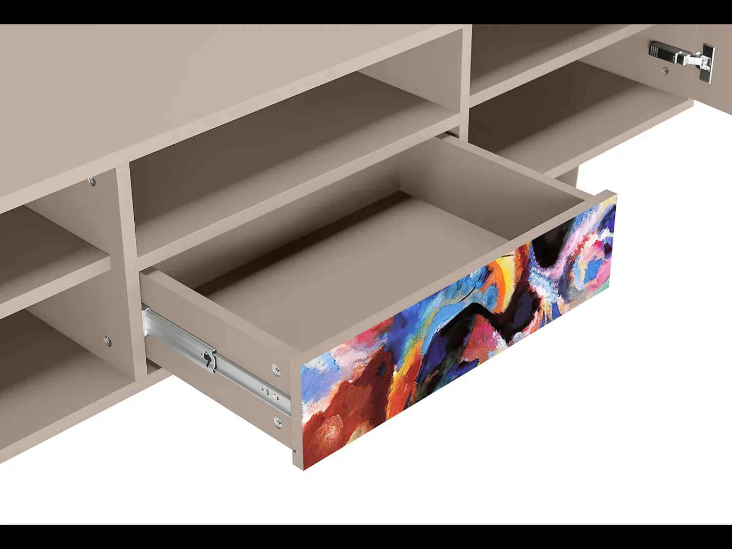 Móvel De Tv* Mueble de TV - 170х59х41 cm - T6 - Kandinsky, Latte Bege