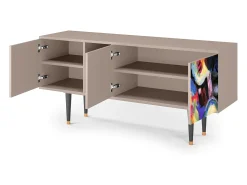 New Mueble de TV - 150х69х41 cm - T5 - Kandinsky, Latte Bege
