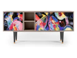 New Mueble de TV - 150х69х41 cm - T5 - Kandinsky, Latte Bege