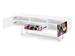 Mueble de TV - 170х59х41 cm - T6 - Kandinsky, Branco^ Móvel De Tv