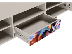 Móvel De Tv| Mueble de TV - 170х59х41 cm - T6 - Kandinsky, Areia Bege