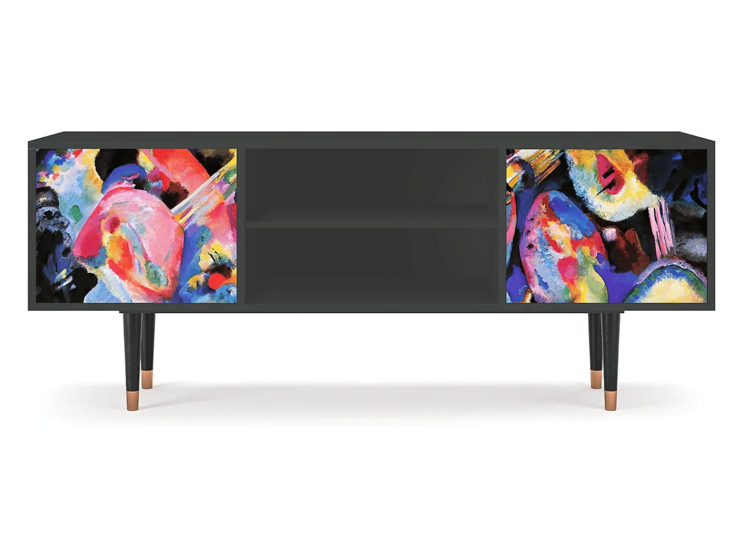 Mueble de TV - 170х69х48 cm - T2 - Kandinsky, Antracite^ Móvel De Tv