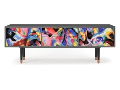 Móvel De Tv| Mueble de TV - 170х59х48 cm - T4 - Kandinsky, Antracite Cinza antracite