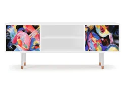 Mueble de TV - 170х69х48 cm - T2 - Kandinsky, Branco Bege