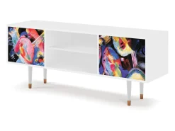 Mueble de TV - 170х69х48 cm - T2 - Kandinsky, Branco Bege