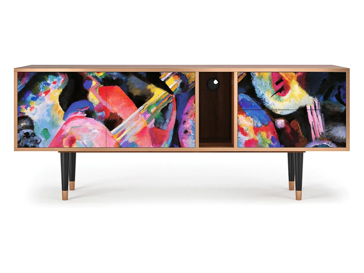 Mueble de TV - 170х69х48 cm - T1 - Kandinsky, Nogueira^ Móvel De Tv