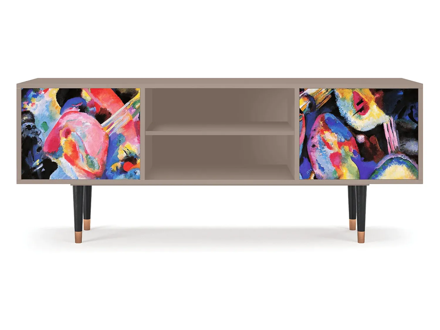 Móvel De Tv| Mueble de TV - 170х69х48 cm - T2 - Kandinsky, Latte Bege