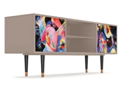 Móvel De Tv| Mueble de TV - 170х69х48 cm - T2 - Kandinsky, Latte Bege