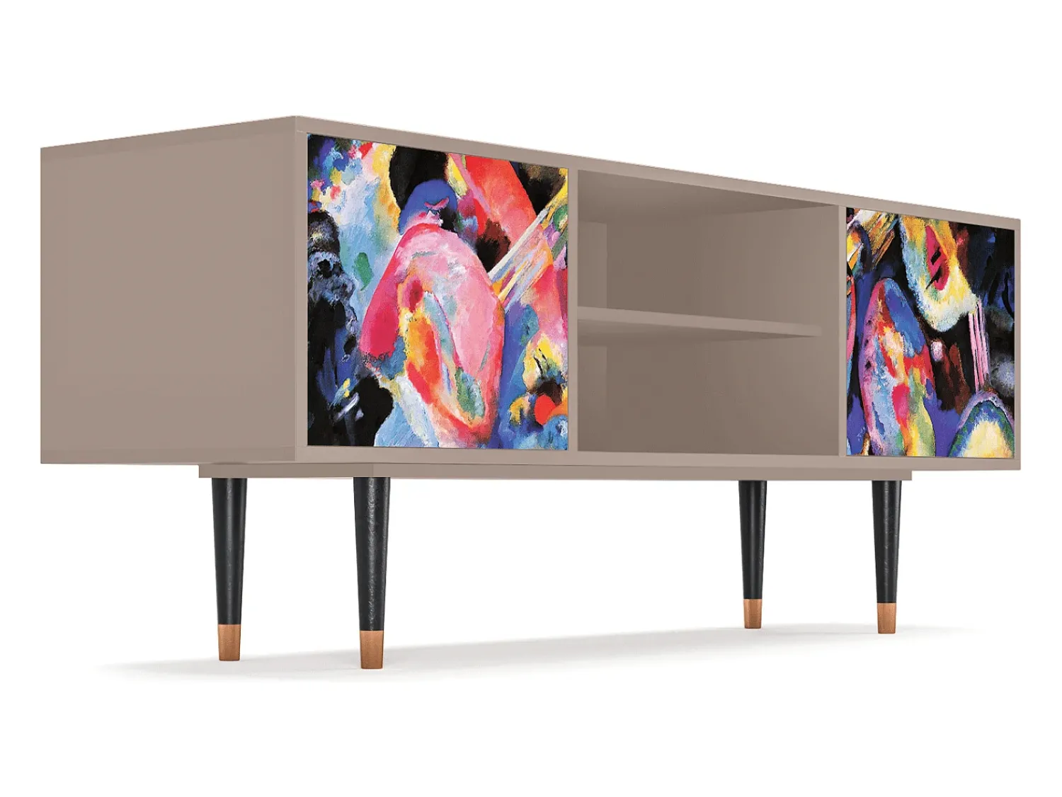 Móvel De Tv| Mueble de TV - 170х69х48 cm - T2 - Kandinsky, Latte Bege