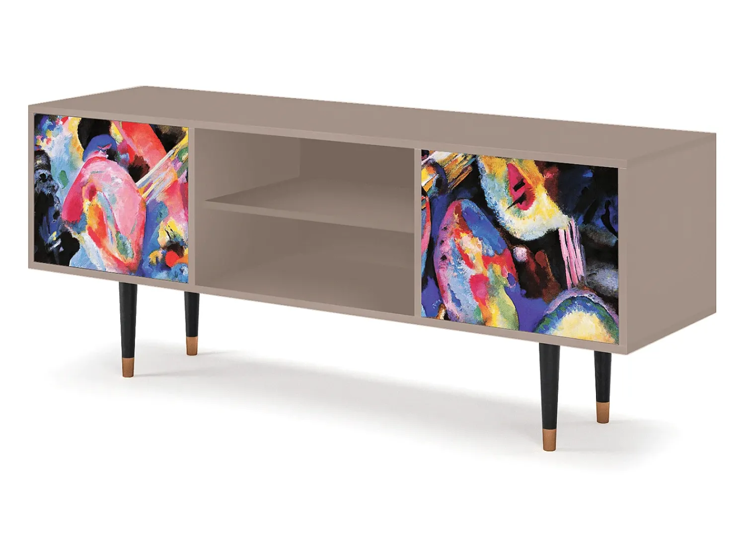 Móvel De Tv| Mueble de TV - 170х69х48 cm - T2 - Kandinsky, Latte Bege