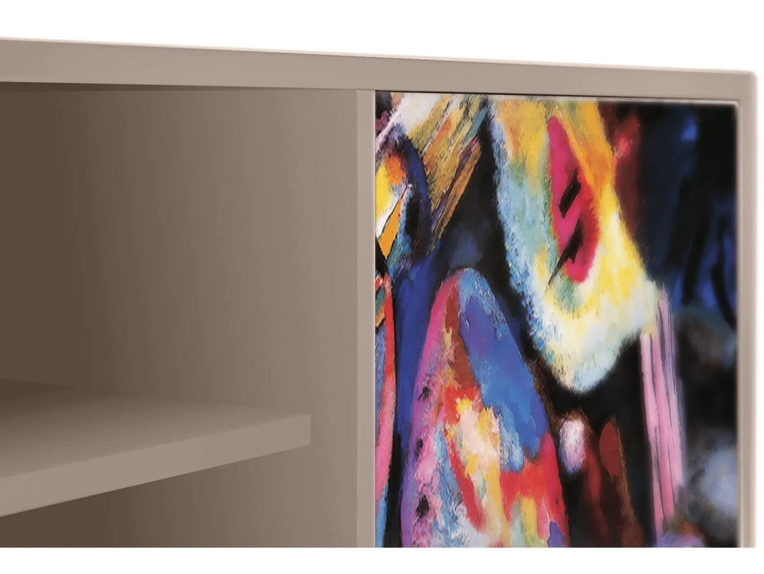 Móvel De Tv| Mueble de TV - 170х69х48 cm - T2 - Kandinsky, Latte Bege