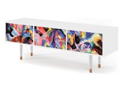 New Mueble de TV - 170х59х48 cm - T4 - Kandinsky, Branco Bege