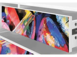 New Mueble de TV - 170х59х48 cm - T4 - Kandinsky, Branco Bege