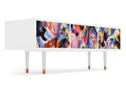 New Mueble de TV - 170х59х48 cm - T4 - Kandinsky, Branco Bege
