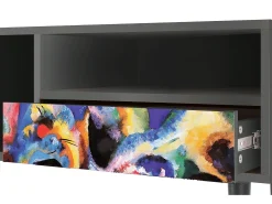 Mueble de TV - 115х59х48 cm - T3 - Kandinsky, Antracite^ Móvel De Tv