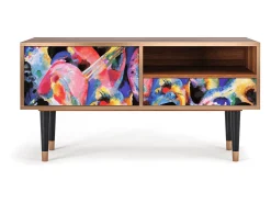 Móvel De Tv* Mueble de TV - 115х59х48 cm - T3 - Kandinsky, Nogueira Castanho