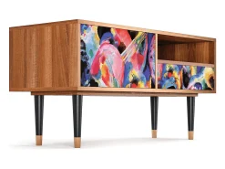 Móvel De Tv* Mueble de TV - 115х59х48 cm - T3 - Kandinsky, Nogueira Castanho