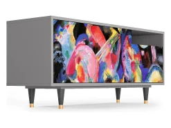 Hot Mueble de TV - 125х56х41 cm - T7 - Kandinsky, Cinza Cinzento