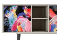 Móvel De Tv* Mueble de TV - 150х69х41 cm - T5 - Kandinsky, Areia Bege