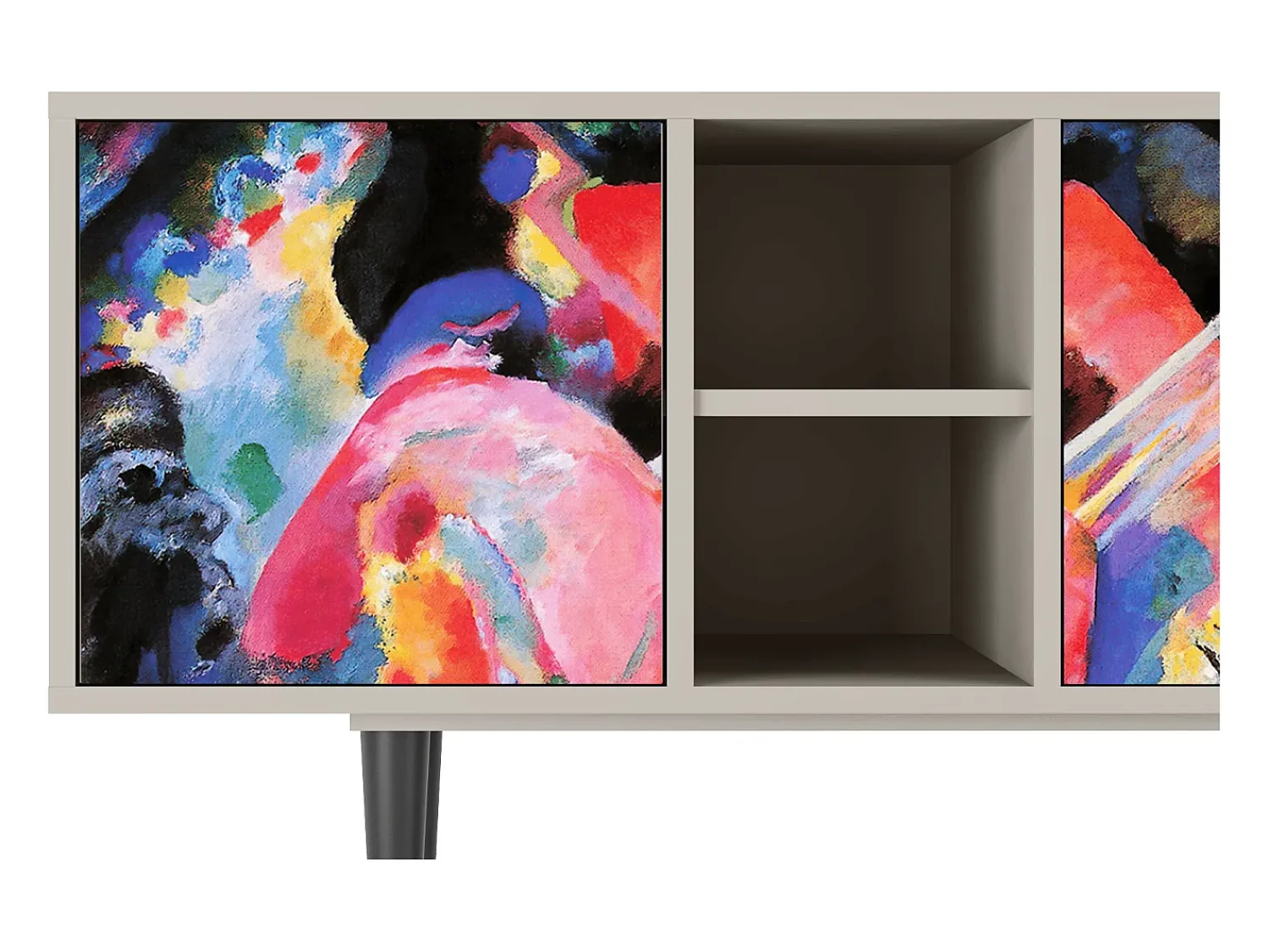 Móvel De Tv* Mueble de TV - 150х69х41 cm - T5 - Kandinsky, Areia Bege