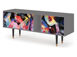 Mueble de TV - 170х69х48 cm - T1 - Kandinsky, Cinza^ Móvel De Tv