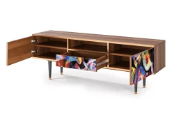 Mueble de TV - 170х59х41 cm - T6 - Kandinsky, Nogueira^ Móvel De Tv