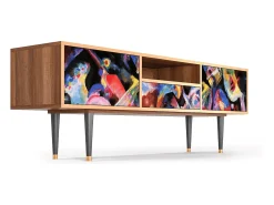 Mueble de TV - 170х59х41 cm - T6 - Kandinsky, Nogueira^ Móvel De Tv