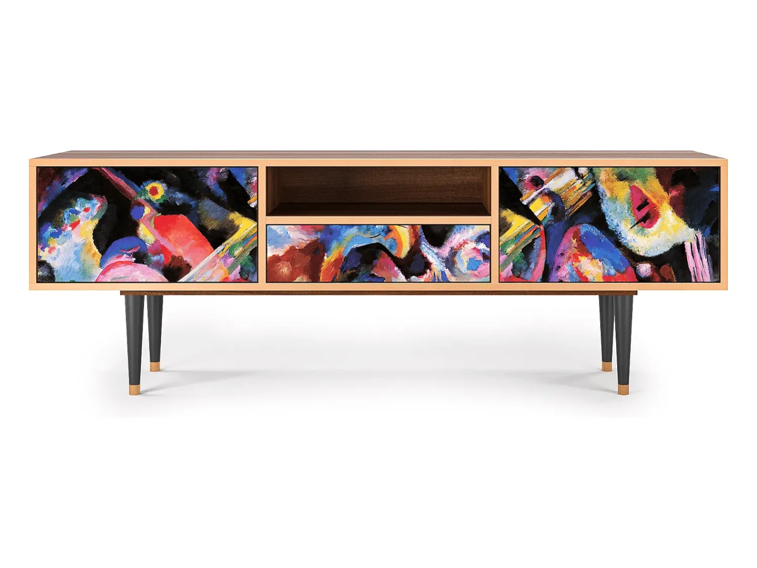 Mueble de TV - 170х59х41 cm - T6 - Kandinsky, Nogueira^ Móvel De Tv