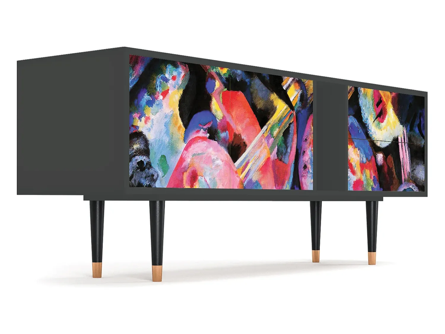 Mueble de TV - 170х69х48 cm - T1 - Kandinsky, Antracite^ Móvel De Tv
