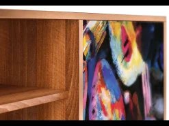 New Mueble de TV - 170х69х48 cm - T2 - Kandinsky, Nogueira Castanho
