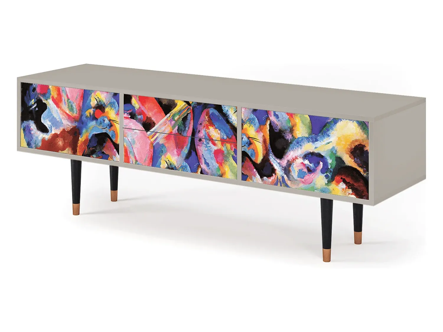 Discount Mueble de TV - 170х59х48 cm - T4 - Kandinsky, Areia Bege