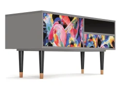 Móvel De Tv| Mueble de TV - 115х59х48 cm - T3 - Kandinsky, Cinza Cinzento