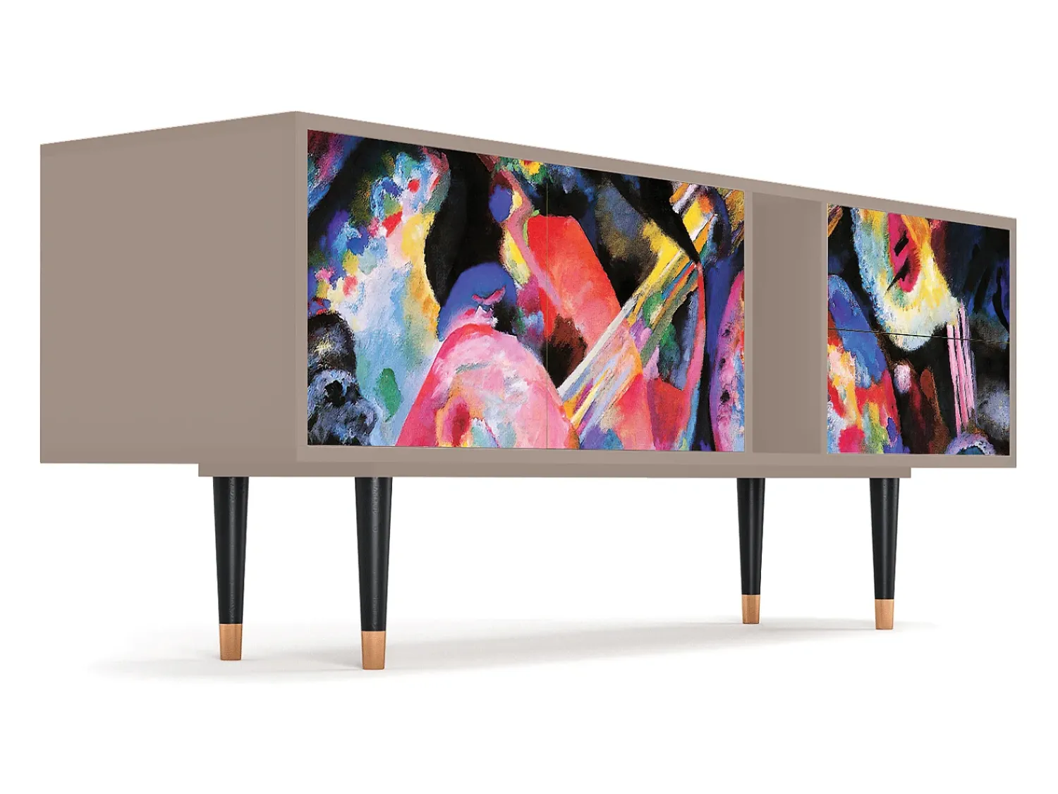 Móvel De Tv* Mueble de TV - 170х69х48 cm - T1 - Kandinsky, Latte Bege