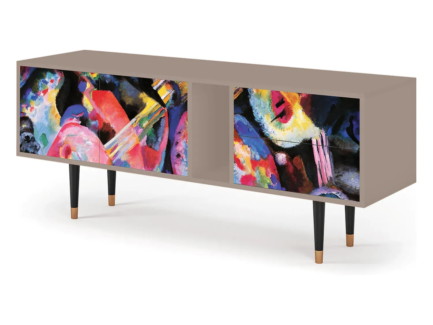 Móvel De Tv* Mueble de TV - 170х69х48 cm - T1 - Kandinsky, Latte Bege