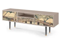 Hot Mueble de TV - 170х59х41 cm - T6 - Katabira River, Latte Bege