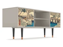 Móvel De Tv* Mueble de TV - 170х69х48 cm - T2 - Katabira River, Areia Bege