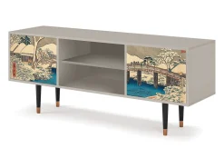 Móvel De Tv* Mueble de TV - 170х69х48 cm - T2 - Katabira River, Areia Bege