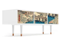 Mueble de TV - 170х59х48 cm - T4 - Katabira River, Branco^ Móvel De Tv