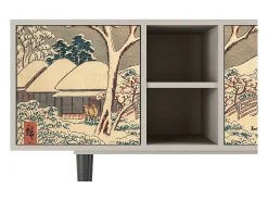 Outlet Mueble de TV - 150х69х41 cm - T5 - Katabira River, Areia Bege