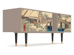 Outlet Mueble de TV - 170х69х48 cm - T1 - Katabira River, Latte Bege