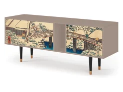 Outlet Mueble de TV - 170х69х48 cm - T1 - Katabira River, Latte Bege