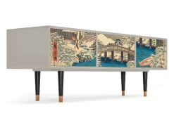 Móvel De Tv* Mueble de TV - 170х59х48 cm - T4 - Katabira River, Areia Bege