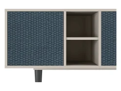 Online Mueble de TV - 150х69х41 cm - T5 - Knitted Pattern, Areia Bege