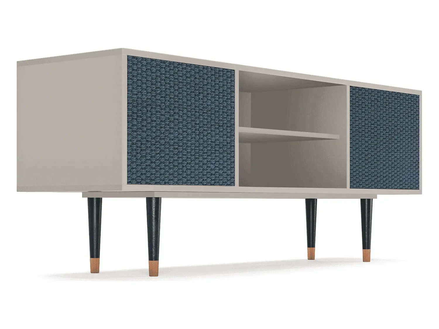 Discount Mueble de TV - 170х69х48 cm - T2 - Knitted Pattern, Areia Bege
