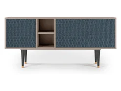 Mueble de TV - 150х69х41 cm - T5 - Knitted Pattern, Latte^ Móvel De Tv